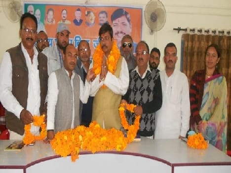 BJP district president welcomed
